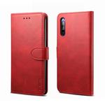 For Sony Xperia 5 GUSSIM Business Style Horizontal Flip Leather Case with Holder & Card Slots & Wallet(Red)
