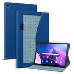 For Lenovo Tab M10 Plus Business Storage Leather Tablet Case(Blue)