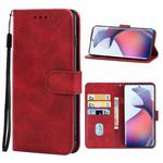 For Motorola Moto S30 Pro Leather Phone Case(Red)