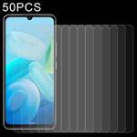 50 PCS 0.26mm 9H 2.5D Tempered Glass Film For vivo Y55