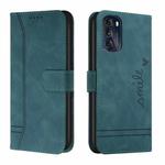 For Motorola Moto G 2022 Retro Skin Feel Horizontal Flip Leather Phone Case(Army Green)