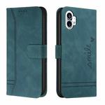 For Nothing Phone 1 Retro Skin Feel Horizontal Flip Leather Phone Case(Army Green)