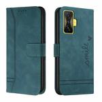 For Xiaomi Poco F4 GT Retro Skin Feel Horizontal Flip Leather Phone Case(Army Green)