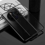 For Huawei Mate 50 Electroplated Frosted Phone Case(Black)