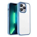 For iPhone 12 Pro Max Shadow Series Frosted Airbag Shockproof Phone Case(Light Blue)