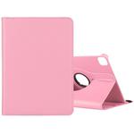 For iPad Pro 12.9 2022 / 2021 / 2020 Litchi Texture Horizontal Flip 360 Degrees Rotation Leather Tablet Case with Holder(Pink)
