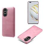 For Huawei nova 10 Pro Calf Texture PC + PU Phone Case(Pink)