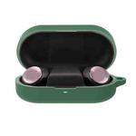 EQ Silicone Bluetooth Earphone Cover with Carabiner For B&O Beoplay(Dark Green)