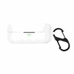 EQ Silicone Bluetooth Earphone Cover with Carabiner For B&O Beoplay EX(White)