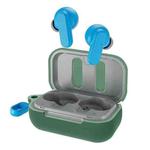 JZ-129 Bluetooth Earphone Silicone Protective Case For Skullcandy DIME(Dark Green)