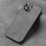 For iPhone 14 Pro Max Frosted Skin Feel Phone Case (Silver Grey)