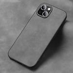 For iPhone 14 Plus Frosted Skin Feel Phone Case (Silver Grey)
