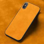 Frosted Skin Feel Phone Case For iPhone XS Max(Light Red Orange)