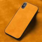 Frosted Skin Feel Phone Case For iPhone XS / X(Light Red Orange)