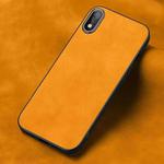 Frosted Skin Feel Phone Case For iPhone XR(Light Red Orange)
