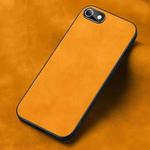 For iPhone SE 2022 / SE 2020 / 8 / 7 Frosted Skin Feel Phone Case(Light Red Orange)