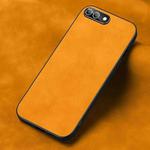 Frosted Skin Feel Phone Case For iPhone 8 Plus / 7 Plus(Light Red Orange)