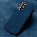 For OPPO Reno6 Frosted Skin Feel Phone Case(Blue)