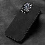 For OPPO Reno6 Pro Frosted Skin Feel Phone Case(Black)
