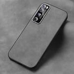 For Huawei nova 7 Pro Frosted Skin Feel Phone Case(Silver Grey)