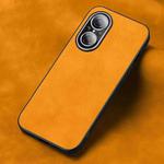 For Huawei nova 9 SE Frosted Skin Feel Phone Case(Light Red Orange)