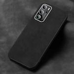 For Huawei P40 Frosted Skin Feel Phone Case(Black)
