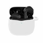 Pure Color Bluetooth Earphone Silicone Case For SoundPEATS Air 3(White)