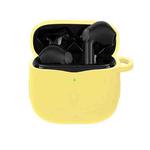 Pure Color Bluetooth Earphone Silicone Case For SoundPEATS Air 3(Yellow)