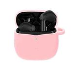 Pure Color Bluetooth Earphone Silicone Case For SoundPEATS Air 3(Pink)