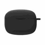 Pure Color Bluetooth Earphone Silicone Case For SoundPEATS Air3 Pro(Black)