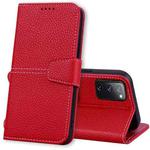 For Samsung Galaxy S20 FE 5G Litchi RFID Leather Phone Case(Red)