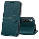 For Sony Xperia 10 III Litchi RFID Leather Phone Case(Green)
