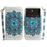 For Infinix Note 12 VIP 3D Colored Horizontal Flip Leather Phone Case(Peacock Wreath)