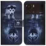 For Infinix Note 12 VIP Coloured Drawing Leather Phone Case(Wolf and Dog)