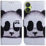 For Tecno Spark 9 Pro Coloured Drawing Leather Phone Case(Panda)