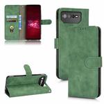 For Asus ROG Phone 6 Skin Feel Magnetic Flip Leather Phone Case(Green)