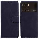 For Infinix Note 12 VIP Skin Feel Pure Color Flip Leather Phone Case(Black)