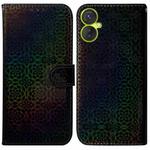 For Tecno Spark 9 Pro Colorful Magnetic Buckle Leather Phone Case(Black)