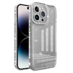 For iPhone 14 Pro Max Shinning Diamond Space Shockproof Phone Case (Black)