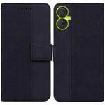 For Tecno Spark 9 Pro Geometric Embossed Leather Phone Case(Black)