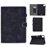 For iPad Pro 11 2020 Embossed Elephant Pattern Horizontal Flip PU Leather Tablet Case with Sleep Function & Magnetic Buckle & Bracket and Card Slot(Black)