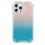 Colorful Series Luggage Colored Ribbon Phone Case For iPhone 13 Pro Max(Pink+Blue)
