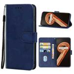 For Realme 9i 5G Leather Phone Case(Blue)