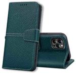 For iPhone 14 Pro Max Litchi RFID Leather Phone Case (Green)