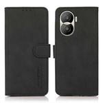 For Huawei Honor X40i KHAZNEH Matte Texture Leather Phone Case(Black)