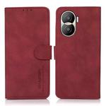 For Huawei Honor X40i KHAZNEH Matte Texture Leather Phone Case(Red)