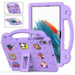 Handle Kickstand Children EVA Shockproof Tablet Case For Samsung Galaxy Tab A8 10.5 2022/2021 / Lenovo Tab M10 Plus 3rd Gen TB125FU 2022 10.6 inch / Huawei MatePad Pro 2021/2019 / Nokia T20 10.36 2021(Lighte Purple)