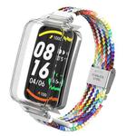 For Xiaomi Mi Band 7 Pro Braided Nylon Buckle Watch Band(Rainbow)