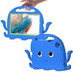 For Samsung Galaxy Tab A8 10.5 2021 Octopus Style EVA + PC Tablet Case with Strap(Blue)