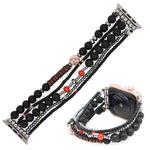 Bohemian Hand Beaded Watch Band For Apple Watch Series 7 41mm / 6&SE&5&4 40mm / 3&2&1 38mm(WB220006A)